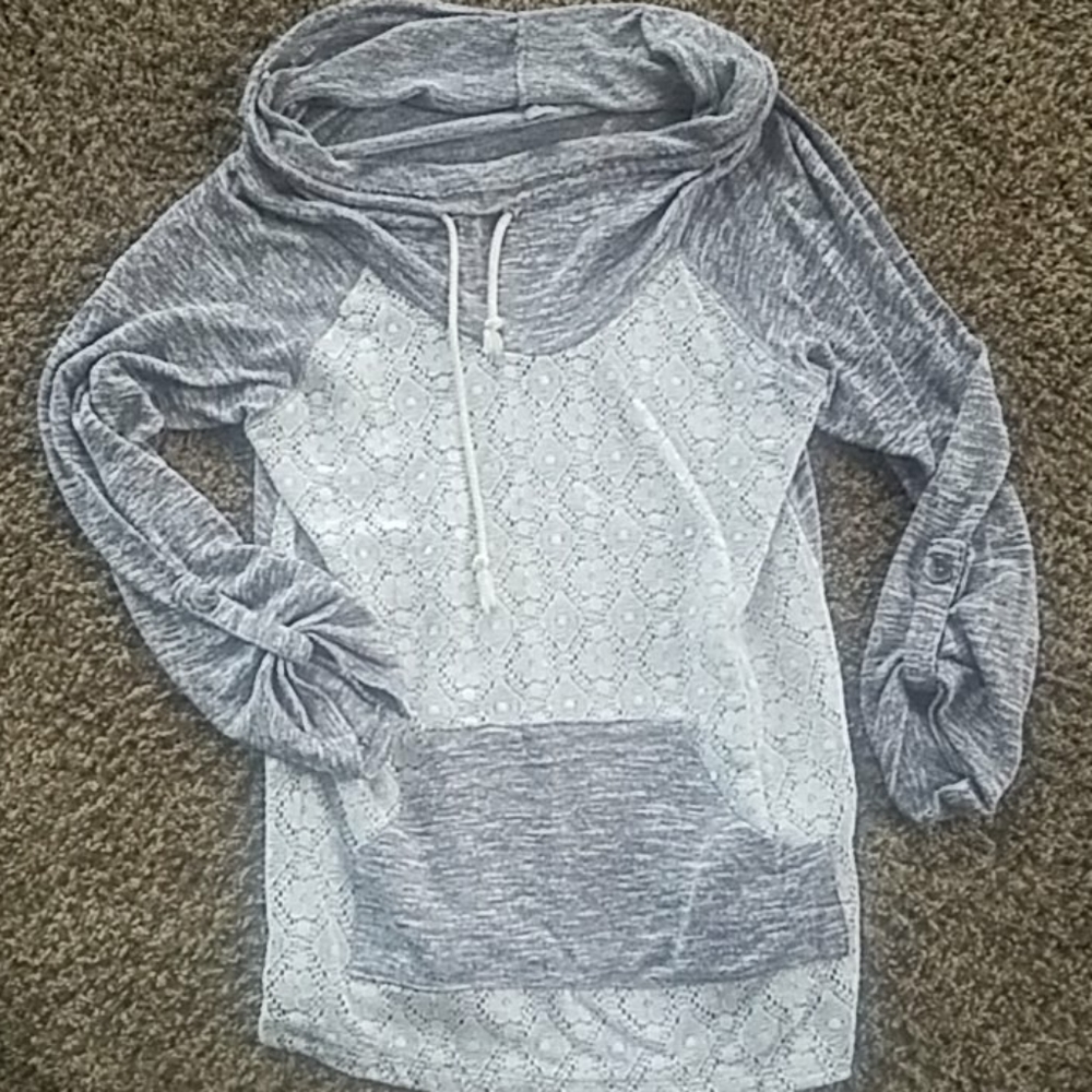 Vanity cowl neck lightweight sweater